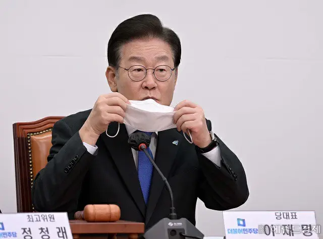 韓国野党“共に民主党”のイ・ジェミョン（李在明）代表（画像提供:wowkorea）
