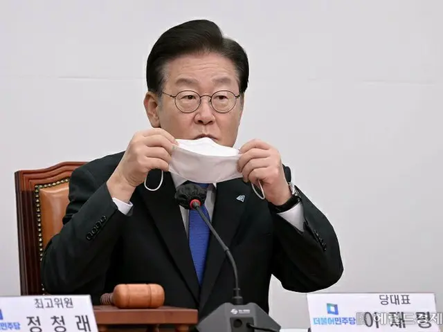 韓国野党“共に民主党”のイ・ジェミョン（李在明）代表（画像提供:wowkorea）