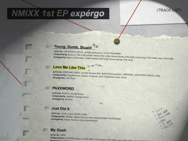 「NMIXX」、カムバックタイトル曲は「Love Me Like This」…トラックリスト公開（画像提供:wowkorea）
