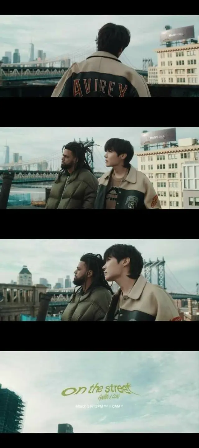 J-HOPE（BTS）、新曲で米ラッパーのJ.コールとコラボ…「on the street」MVティーザー公開（画像提供:wowkorea）