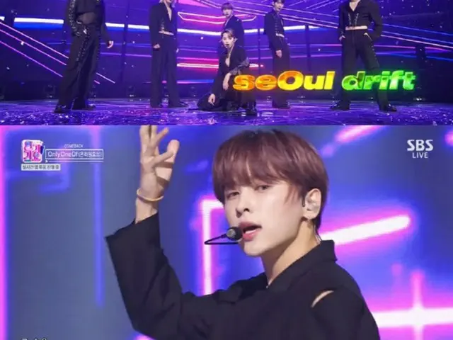 「OnlyOneOf」、「人気歌謡」のステージでセクシーな魅力爆発（画像提供:wowkorea）