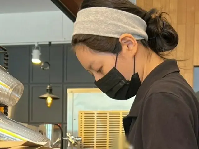 「飲酒運転」女優キム・セロン、生活苦でカフェのバイトは事実？…裁判後直接掲載した認証ショット（画像提供:wowkorea）
