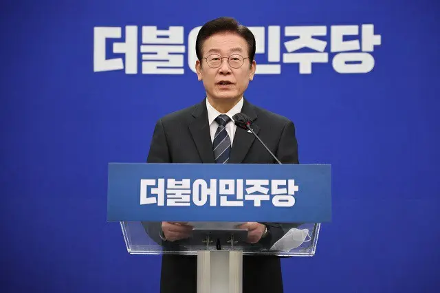 李在明、共に民主党代表（画像提供:wowkorea）