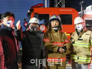 韓国・大田市長、タイヤ工場火災に「使用可能な装備を総動員して火災鎮圧に総力」
