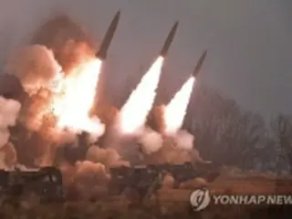 北朝鮮が短距離弾道ミサイル2発発射　韓米軍事演習に反発