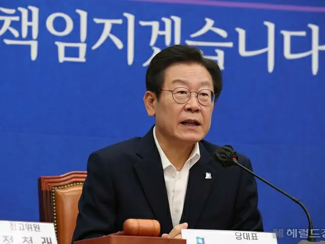 韓国野党“共に民主党”のイ・ジェミョン（李在明）代表（画像提供:wowkorea）