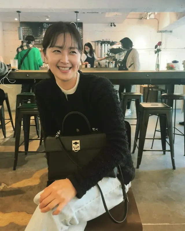 女優笛木優子（ユミン）、結婚して息子を産んでも変わらない…えくぼのキラースマイル（画像提供:wowkorea）