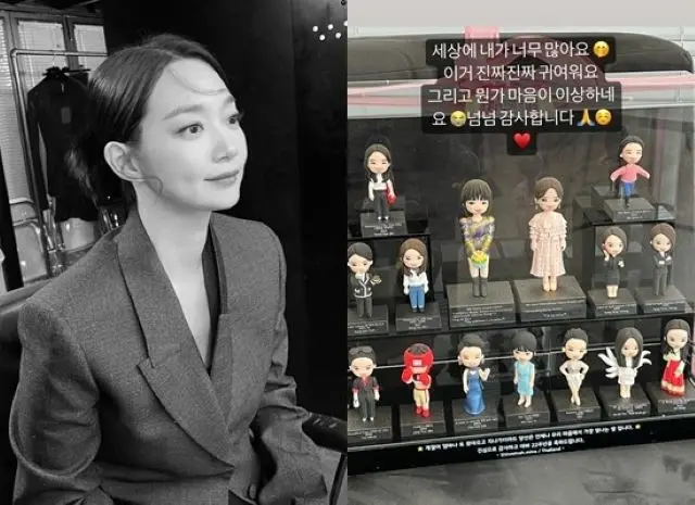 “キム・ウビンと交際中”女優シン・ミナ、デビュー22周年のお祝いに胸がじん…演じた役柄がミニチュアに変身したプレゼント（画像提供:wowkorea）