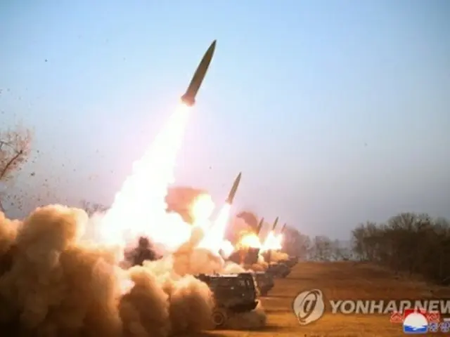北朝鮮のミサイル発射（資料写真）＝（朝鮮中央通信＝聯合ニュース）≪転載・転用禁止≫