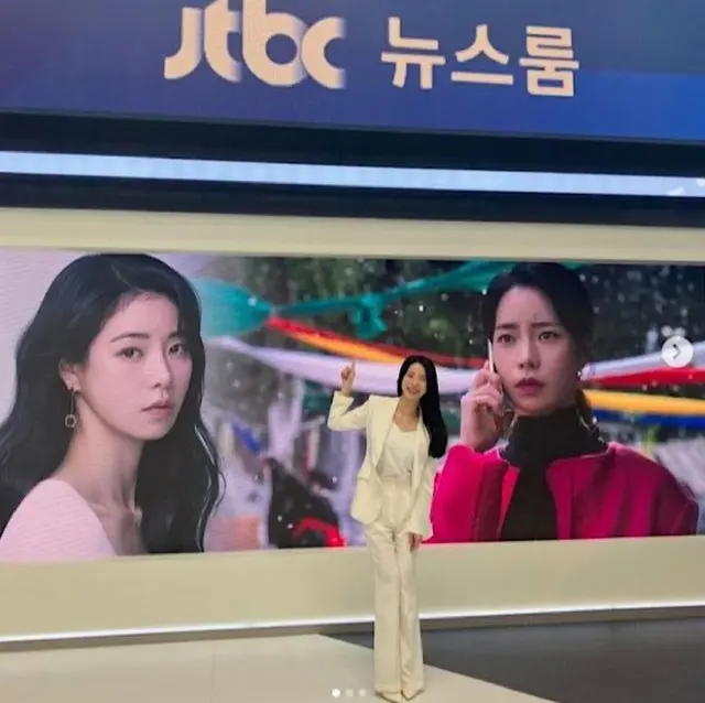 女優イム・ジヨン、本物の「ニュースルーム」に進出した..「クールだ、ヨンジン！」（画像提供:wowkorea）