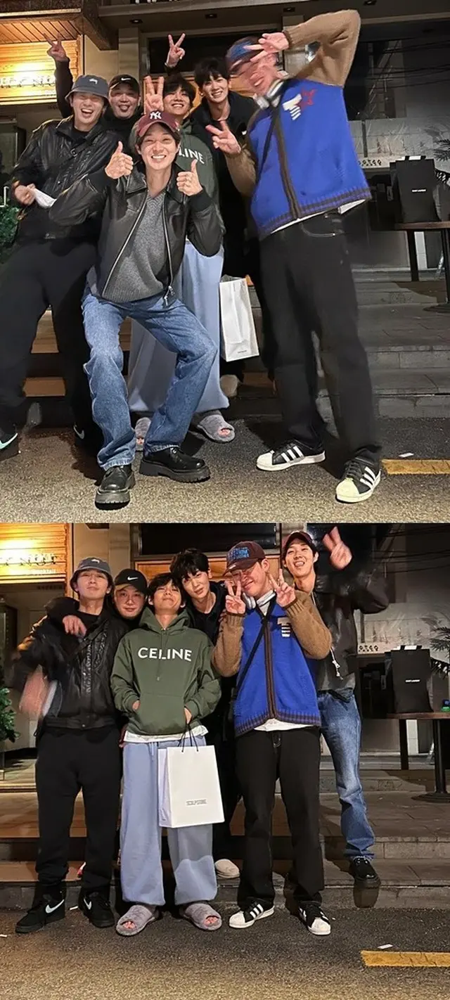 “ウガファミリー”の集まりをキャッチ（画像提供:wowkorea）