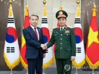 韓国・ベトナム国防相会談　協力ＭＯＵ改定・会談定例化で合意