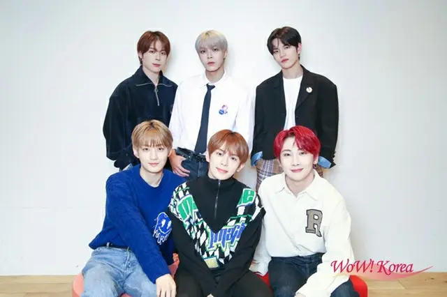 「VERIVERY」（前列左からヨンスン、カンミン、ホヨン、後列左からヨンホ、ドンホン、ケヒョン）