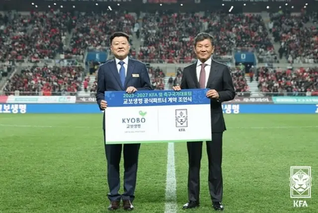 大韓サッカー協会、「教保生命」と2027年まで公式パートナーシップ再契約（画像提供:wowkorea）