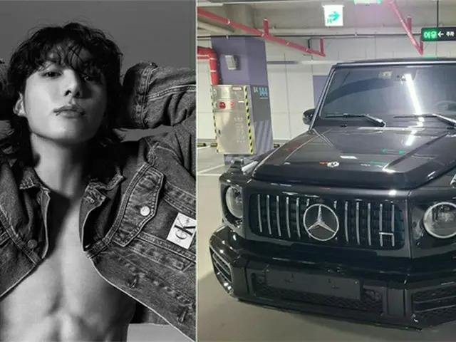 “12億ウォンで落札”JUNG KOOK（BTS）が乗っていたベンツ、はやくも中古車販売へ…価格は？（画像提供:wowkorea）