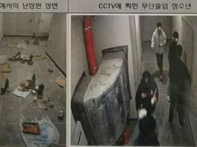 マンションの屋上で密かに酒盛りをした未成年者たち…酒びんなどでゴミだらけ＝韓国（画像提供:wowkorea）