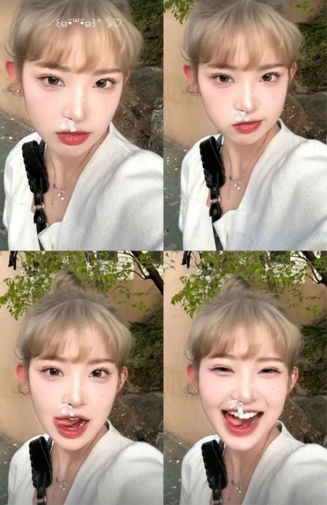 故チェ・ジンシルさんの娘チェ・ジュンヒ、交際中の男性と”花見デート”（画像提供:wowkorea）