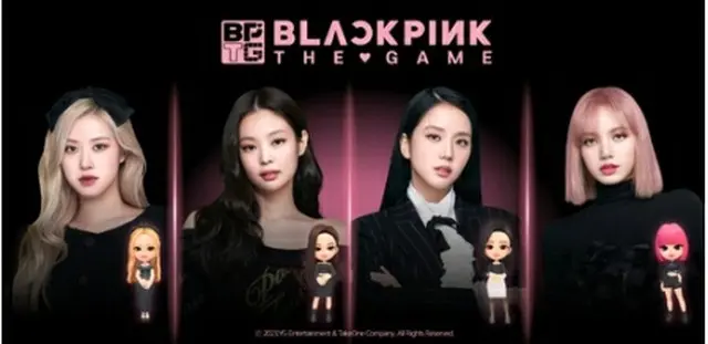 BLACKPINKのモバイルゲーム「BLACKPINK　THE　GAME」がリリースされる（YGエンターテインメント提供）＝（聯合ニュース）≪転載・転用禁止≫