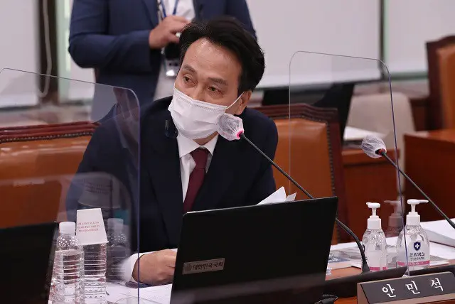 韓国野党“共に民主党”のアン・ミンソク（安敏錫）議員（画像提供:wowkorea）