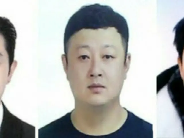 先月29日、ソウル江南区駅三洞のアパート団地前で40代女性を拉致・殺害した容疑で拘束された被疑者3人。左からイ・ギョンウ（35）、ファン・デハン（35）、ヨン・ジホ（29）。（画像提供:wowkorea）