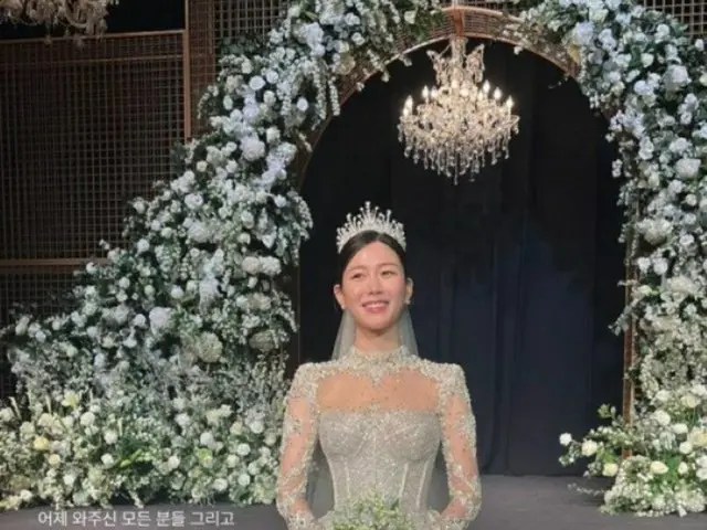 “イ・スンギと結婚”女優イ・ダイン、挙式を終えた感想明かす「一生恩返ししながら生きる」（画像提供:wowkorea）