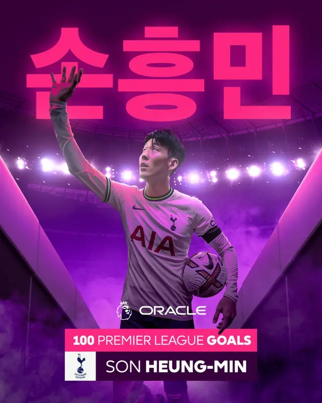ソン・フンミン、”アジア人選手初”英EPL「100号ゴール」達成（画像提供:wowkorea）