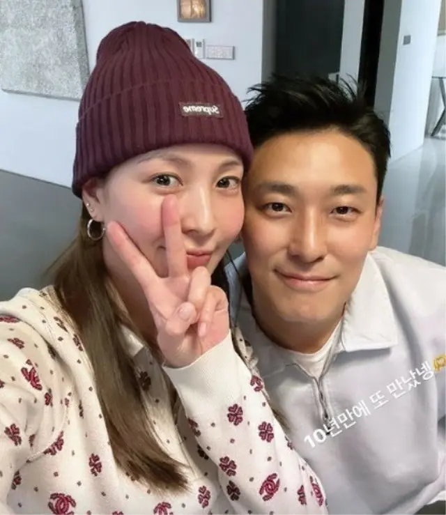 歌手BoA＆俳優チュ・ジフンの密着2ショットが話題（画像提供:wowkorea）