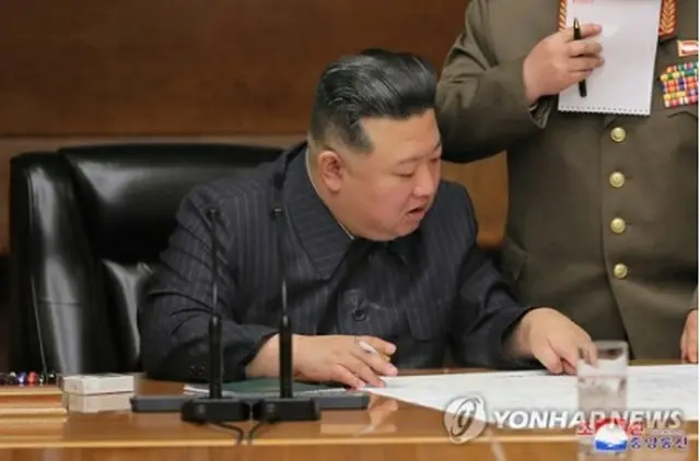 北朝鮮の金正恩（キム・ジョンウン）国務委員長（朝鮮労働党総書記）＝（聯合ニュース）≪転載・転用禁止≫