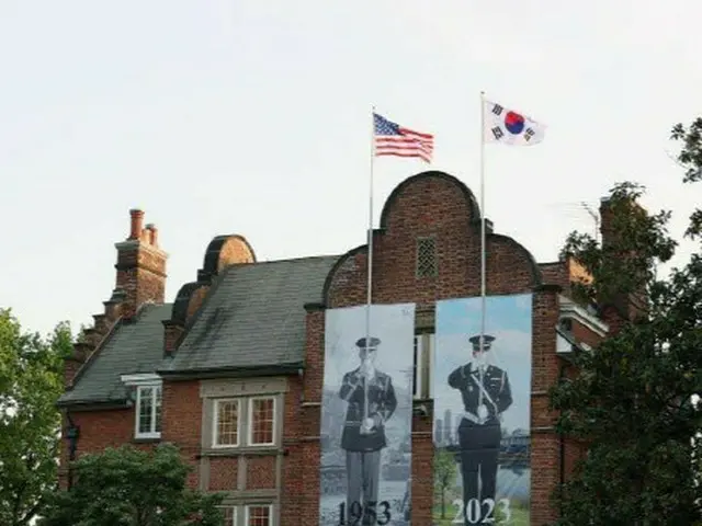 米ワシントンDCに現れた米韓同盟70周年を象徴する掲示物＝韓国報道（画像提供:wowkorea）