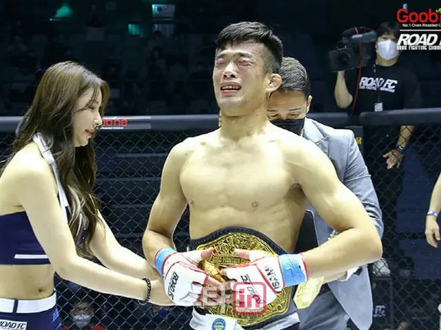 ROAD FC”フェザー級チャンピオン”パク・ヘジン、約束の地＝原州で億台の優勝金目指す（画像提供:wowkorea）