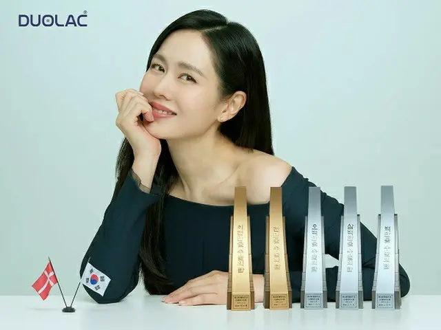 “1児の母”ソン・イェジン、韓国産乳酸菌ブランド「DUOLAC」広告モデルとして活動再開！（画像提供:wowkorea）