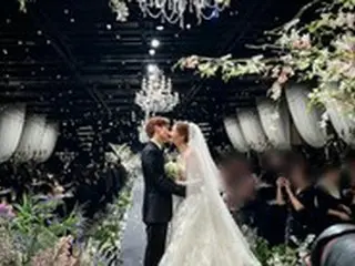 SE7EN＆イ・ダヘ、熱愛8年を経てきょう（6日）夫婦になった結婚式の様子をキャッチ…甘い誓いのキス