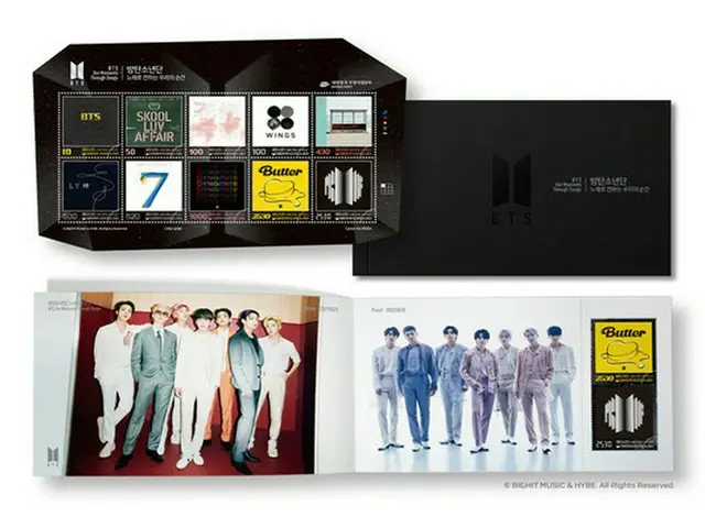 「BTS（防弾少年団）」デビュー10周年記念切手を発行、海外ファン向けの販売も＝韓国（画像提供:wowkorea）