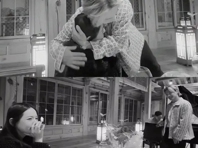 SOL（BIGBANG）、妻ミン・ヒョリンを甘く抱きしめる（画像提供:wowkorea）