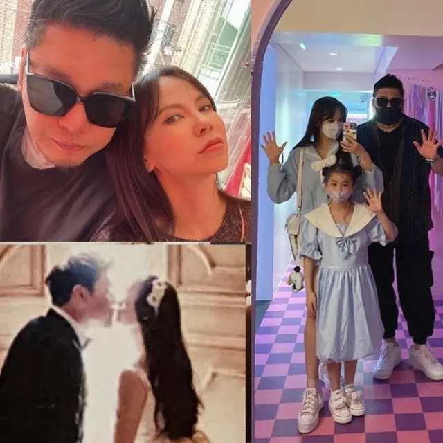 レイモン・キムがキム・ジウとの結婚10周年を祝った。（画像提供:wowkorea）