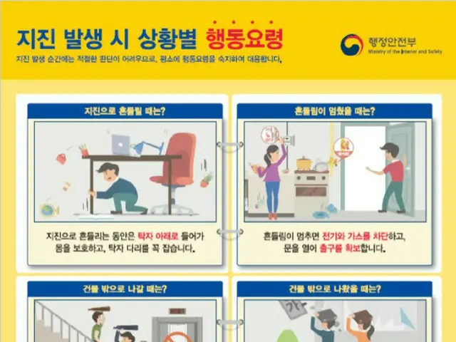韓国・江原道東海市沖でM4.5の地震…危機警報「注意」発令（画像提供:wowkorea）
