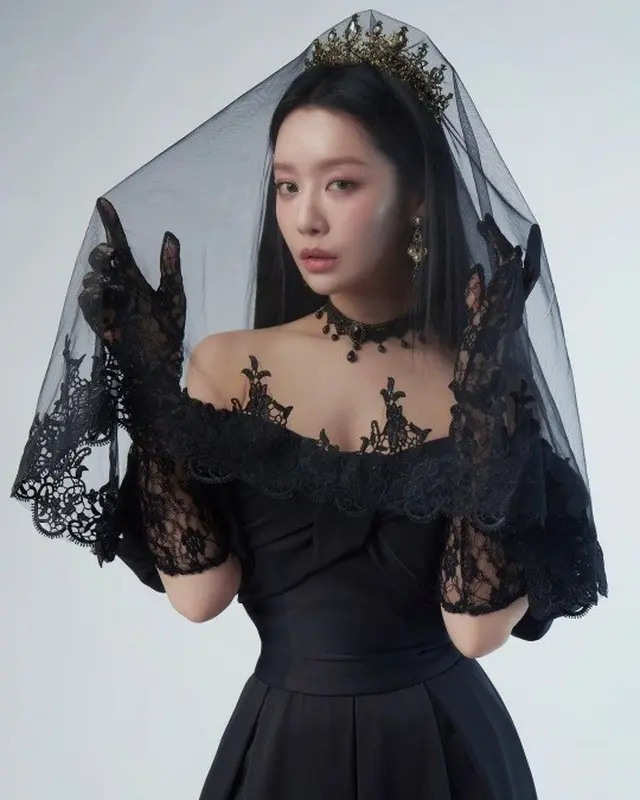 「ザ・グローリー」出演チャ・ジュヨン、官能美あふれるブラックスワン（画像提供:wowkorea）