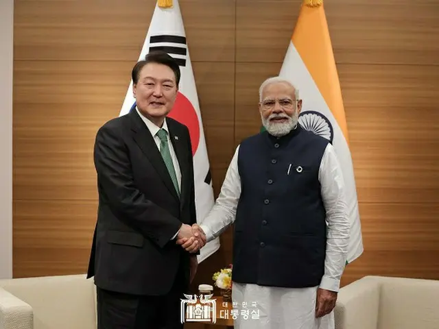 韓国の尹錫悦大統領は20日広島で、インドのモディ首相と首脳会談を行なった（画像提供:wowkorea）