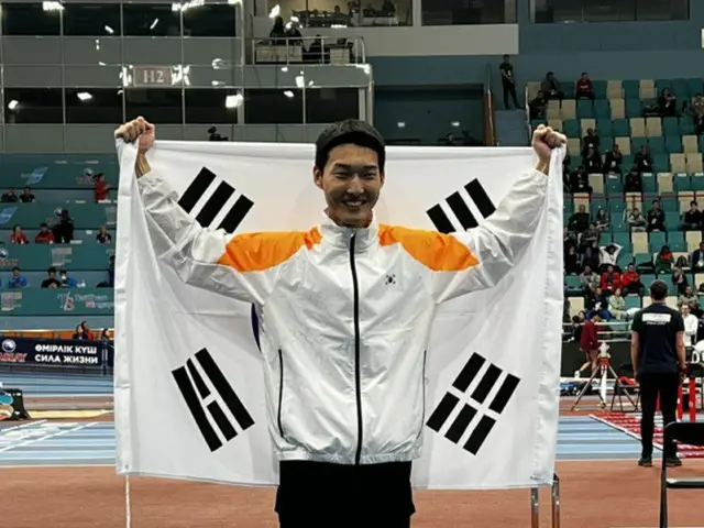 ”スマイルジャンパー”ことウ・サンヒョク、”今シーズン初”国際大会で優勝（画像提供:wowkorea）