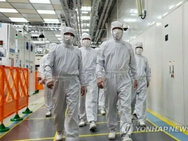 韓国の半導体大手は中国でも事業を展開している。サムスン電子が中国・西安に置く半導体事業場（同社提供）＝（聯合ニュース）≪転載・転用禁止≫