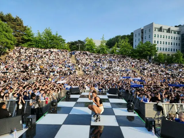 「ソロコンサートみたい」…ヒョリン、大学祭で75分間公演（画像提供:wowkorea）