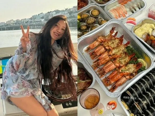 歌手ヒョミン（T-ARA）、ヨットで楽しむ超豪華パーティー（画像提供:wowkorea）