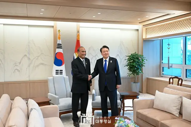 尹大統領、「韓国・太平洋島しょ国首脳会議」出席のため韓国訪問中の首脳らと「連鎖会談」、気候変動に対応へ（画像提供:wowkorea）