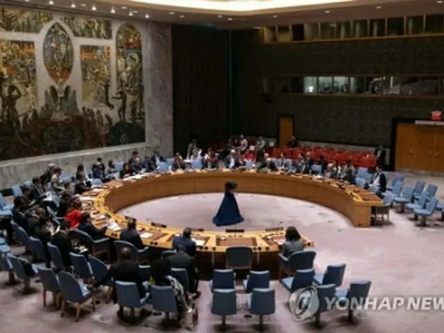 北朝鮮の軍事偵察衛星発射を受けて開かれた国連安全保障理事会の緊急会合（資料写真）＝（AFP＝聯合ニュース）