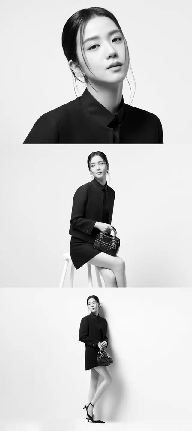 「BLACKPINK」JISOO、魅惑的な姿…モノクロを突き抜ける優雅さ（画像提供:wowkorea）