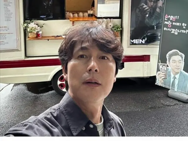 俳優チョン・ウソン、「イカゲーム」に招待？コン・ユからのサプライズプレゼントに自慢のイケメンビジュアルで感謝の投稿（画像提供:wowkorea）
