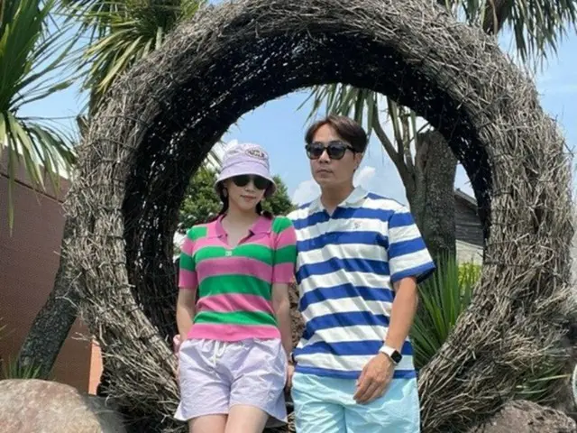 アンディ（SHINHWA）＆イ・ウンジュ、ペアルックで結婚1周年旅行…「軽い時間だけじゃない」（画像提供:wowkorea）