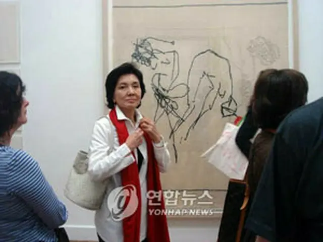 李健熙会長夫人の洪羅喜サムスン美術館館長＝（聯合）