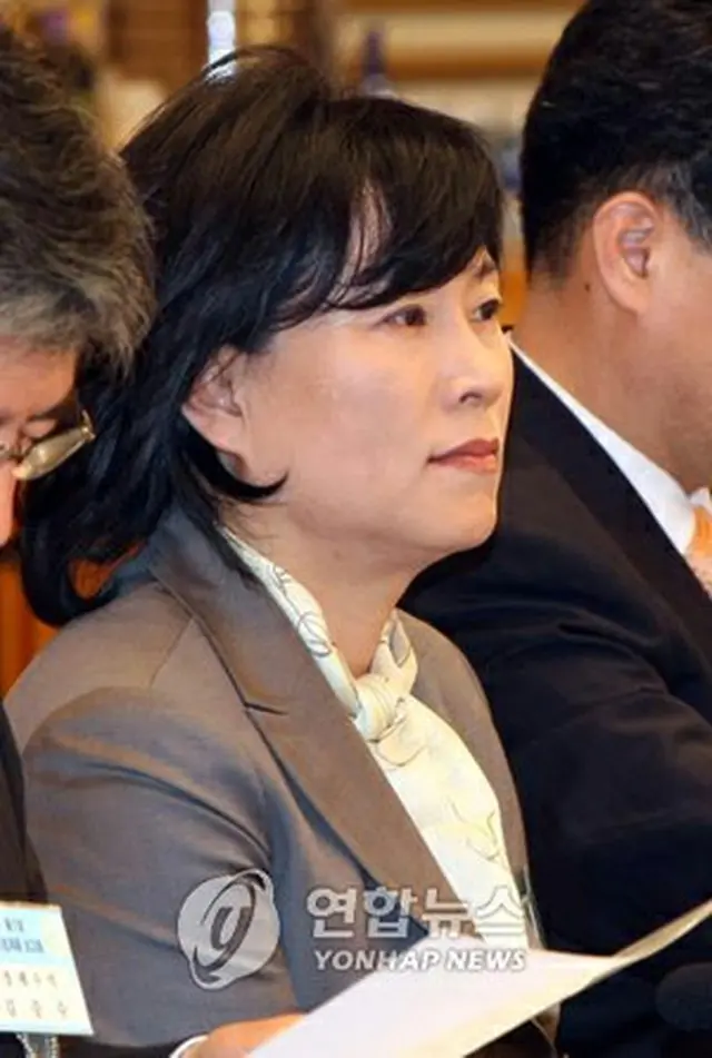 朴美碩首席秘書官＝27日、ソウル（聯合）