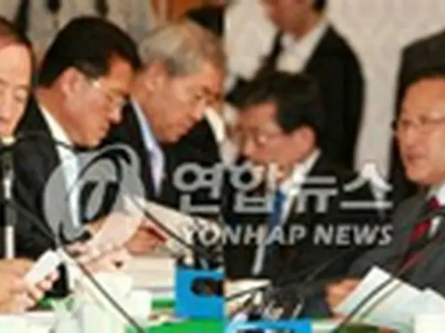 党政高位協議会のようす＝6日、ソウル（聯合）